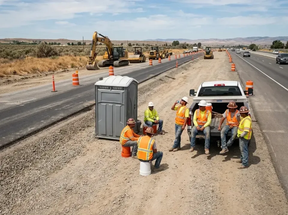 highway-road-construction-crew-007 — frequently asked questions, Porta Potty and Restroom Rentals in Live Oak, CA